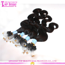 Best selling high quality wholesale price micro rings loop wavy hair extensions